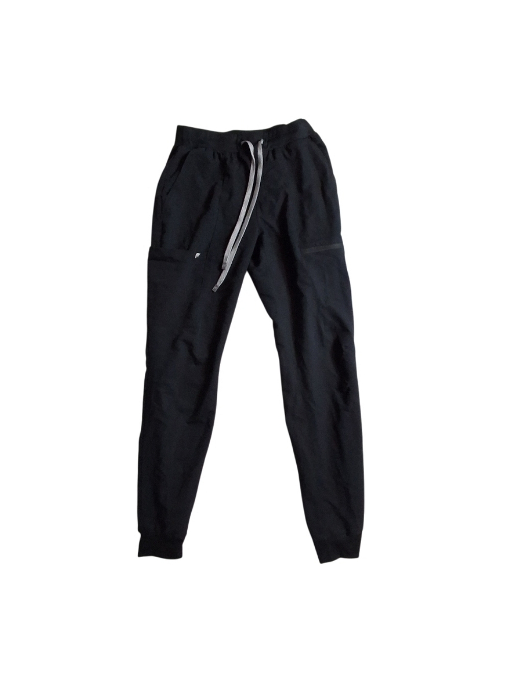 Fabletics Performance Scrub Jogger Pants Women Size Small Black Zipper Pocket